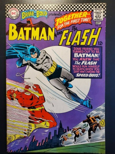 The Brave and The Bold #67 (1966) F/VF (7.0) Batman & Flash Infantino Art |