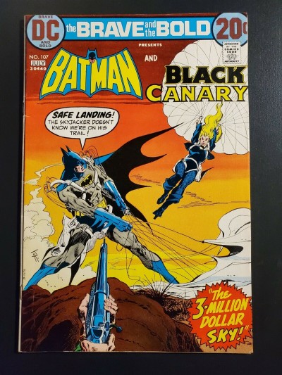 The BRAVE And The BOLD #107 (1973) F/VF 7.0 Batman And The Black Canary Bronze |