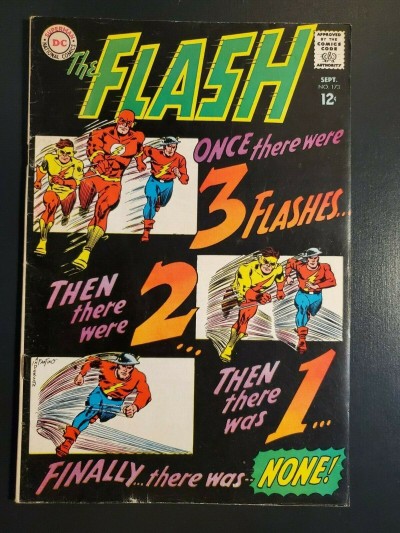 The Flash #173 (1967) FN+ (6.5) Golden Age Flash x-over Kid Flash|