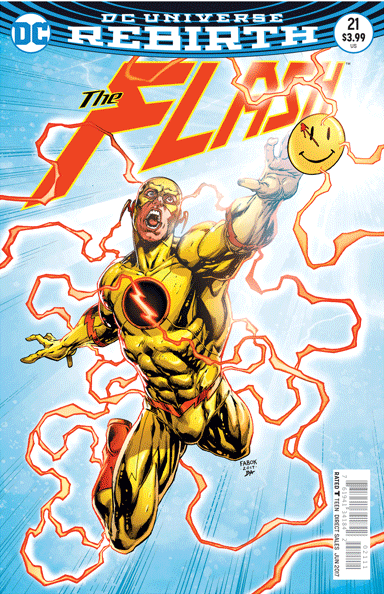 The Flash (2016) #21 VF/NM-NM Fabok Lenticular Cover The Button DC Rebirth 