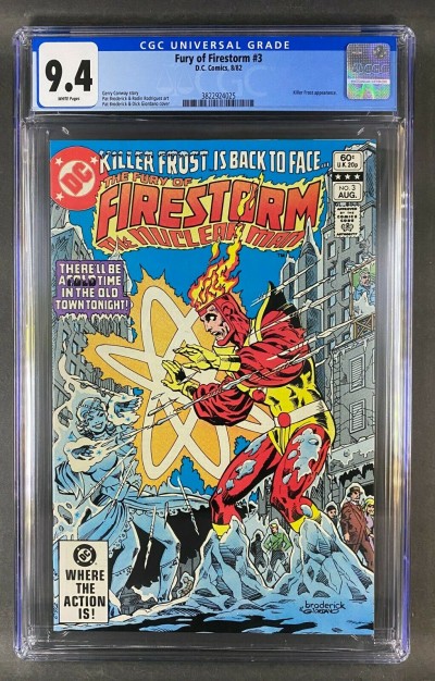 The Fury of Firestorm (1982) #3 CGC Graded 9.4 Killer Frost App (3822924025)