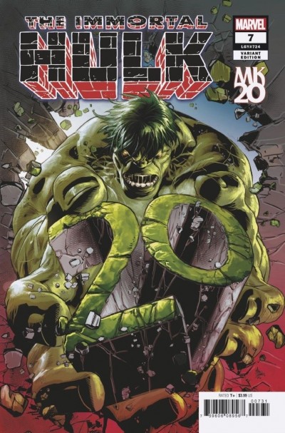 The Immortal Hulk (2018) #7 VF/NM Marvel Knights 20th Anniversary Variant Cover 