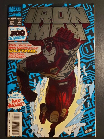 The Invincible Iron Man #300 (1994) VF+ (8.5) War Machine Anniversary issue |