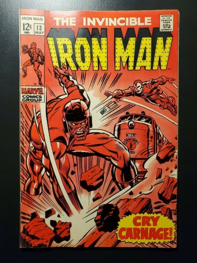 THE INVINCIBLE IRON MAN #13 (1969) VG/FN (5.0) |