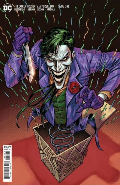 The Joker Presents: A Puzzlebox (2021) #1 VF/NM 1:25 Jesus Merino Variant Cover