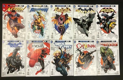The New 52! #0 Lot of 20 VF/NM Set Assorted Books Batman Superman JLA WW GL