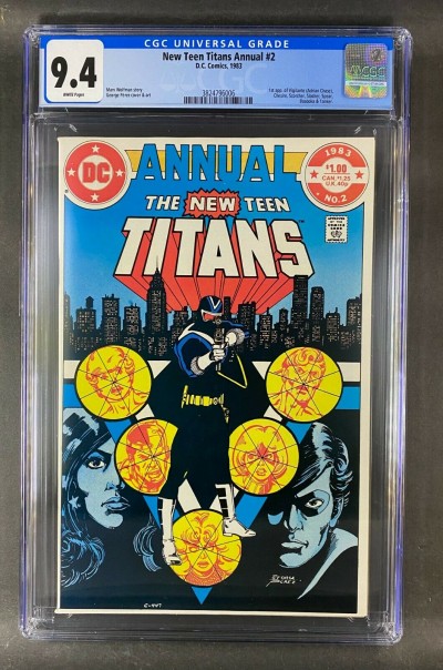 The New Teen Titans Annual (1983) #2 CGC 9.4 1st App Vigilante (3824796006)