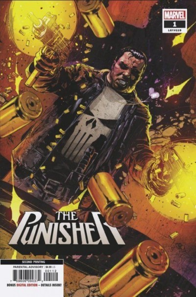 The Punisher (2018) #1 VF/NM 2nd Printing Variant Cover