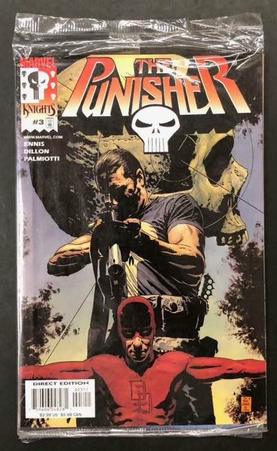 The Punisher (2000) #3 VF/NM Daredevil Sealed Polybagged Marvel Knights