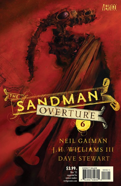THE SANDMAN: OVERTURE (2013) #6 VF/NM VERTIGO NEIL GAIMAN COVER B