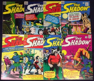 The Shadow (1964) #1 2 3 4 5 6 7 8 complete set Archie Comics series