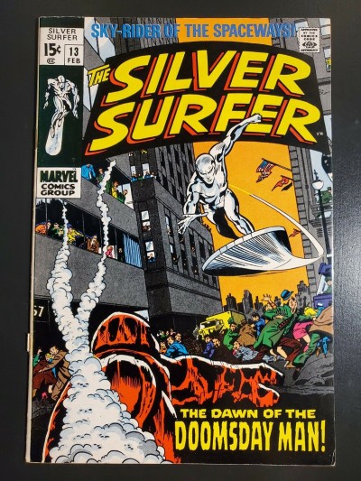 THE SILVER SURFER #13 (1969) F (6.0) 1ST APP DOOMSDAY MAN STAN LEE BUSCEMA |