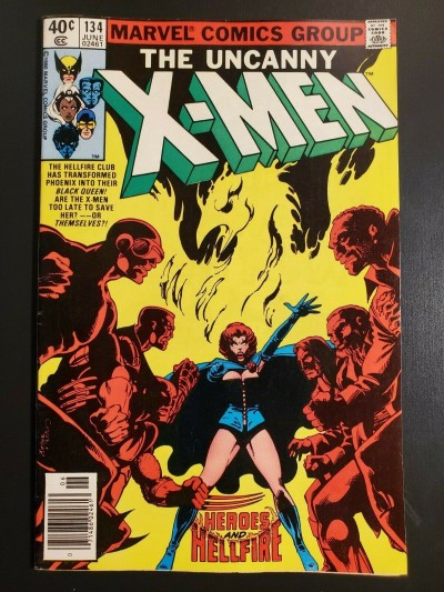 The Uncanny X-Men #134 (1980) VF- (7.5) 1st Dark Phoenix Hellfire club app.|