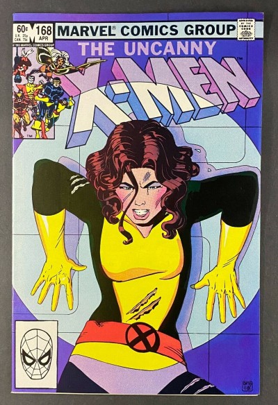 The Uncanny X-Men (1981) #168 NM- (9.2)1st App Lockhead Paul Smith Cover & Art