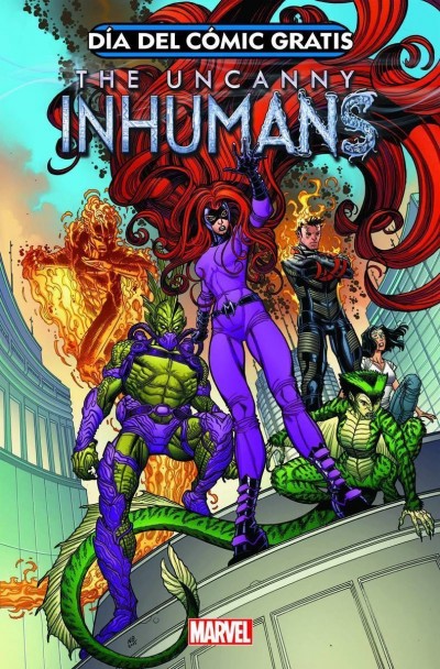 THE UNCANNY INHUMANS (2015) FCBD FREE COMIC BOOK DAY SPANISH EDITION