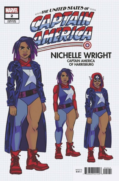 The United States of Captain America (2021) #2 VF/NM Nichelle Wright Variant
