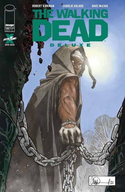 The Walking Dead: Deluxe (2020) #19 VF/NM Charlie Adlard 1st App Michonne