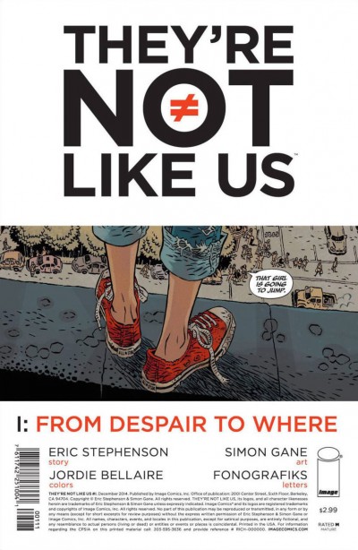 They're Not Like Us (2014) #1 VF/NM Image Comics