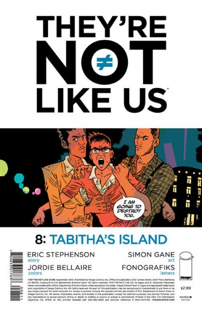 THEY'RE NOT LIKE US (2014) #8 VF/NM IMAGE COMICS