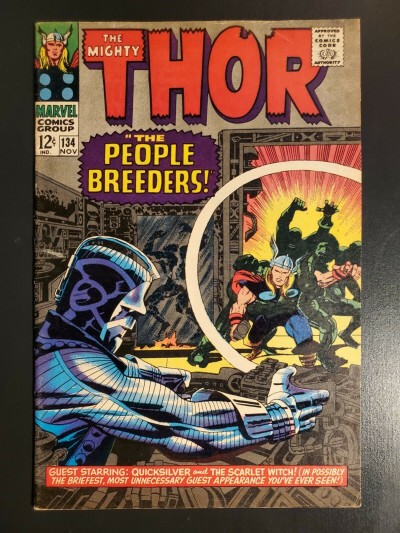 Thor 134 (1966) F (6.0) 1st appearance High Evolutionary High grade copy! #2|