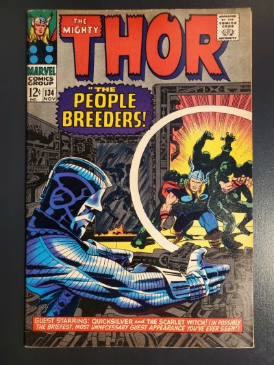 Thor 134 (1966) F (6.0) 1st appearance High Evolutionary High grade copy!|