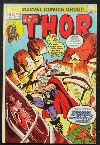 Thor (1966) #215 NM- (9.2) Xorr the God-Jewel John Buscema