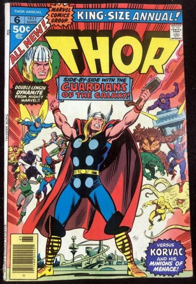 Thor (1966) Annual #6 FN/VF (7.0)  GOTG App Korvac Saga Pt 1