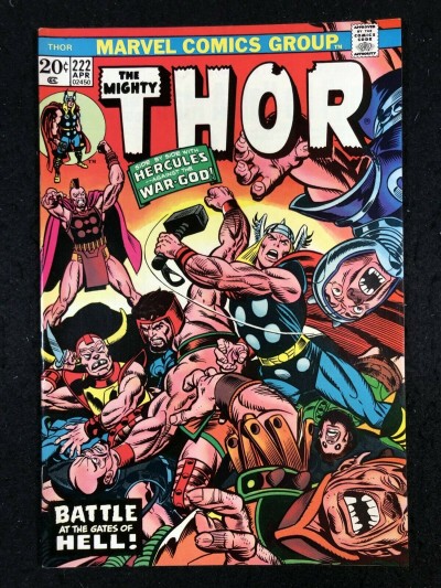 Thor (1966) #222 NM (9.4) with Hercules & Pluto War God
