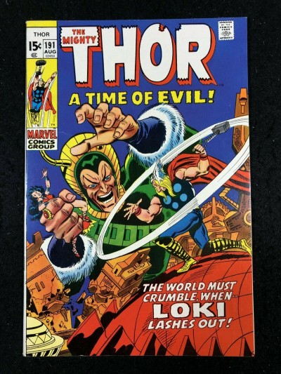 Thor (1966) #191 VF (8.0) 1st app Demolisher Loki app