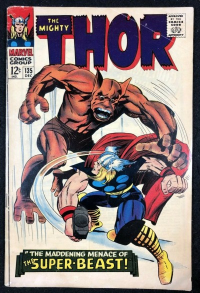 Thor (1966) #135 VG+ (4.5) Origin High Evolutionary