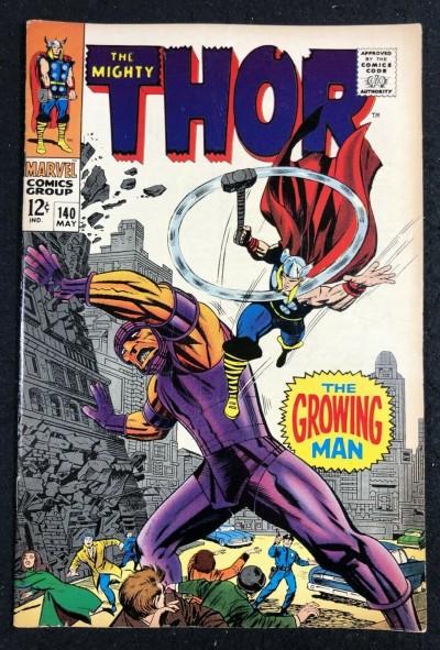 Thor (1966) #140 VF- (7.5) 1st app Growing Man & also Kang appearance