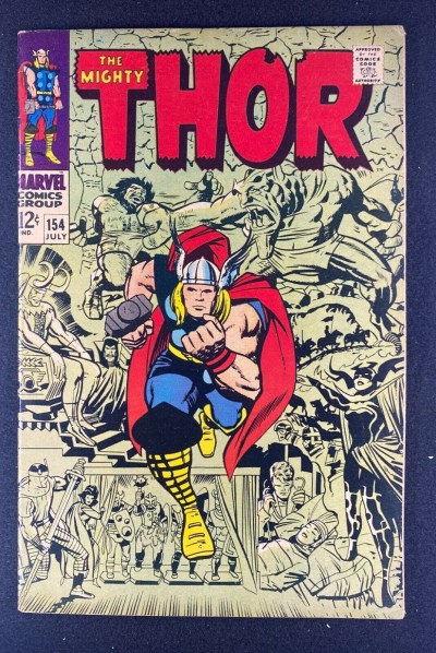 Thor (1966) #154 VF- (7.5) 1st Appearance Mangog Jack Kirby Cover & Art