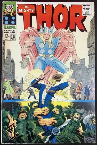 Thor (1966) #138 FN+ (6.5) Vs Ulik
