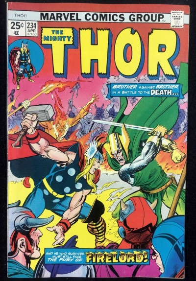 Thor (1966) #234 VF- (7.5) Vs Loki Iron Man + Firelord App