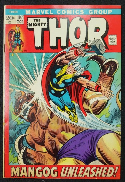 Thor (1966) #197 VG/FN (5.0) Mangog Battle Picture Frame John Romita Cover