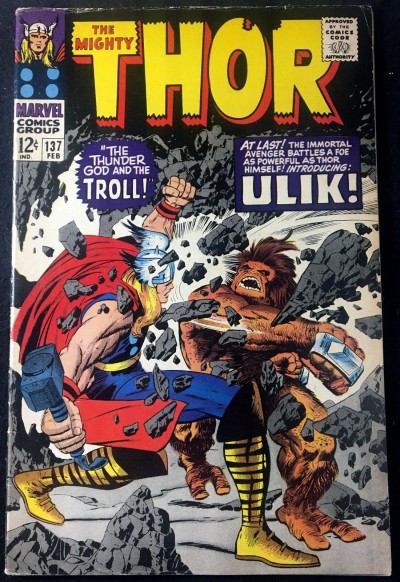 Thor (1966) #137 FN+ (6.5) vs Ulik