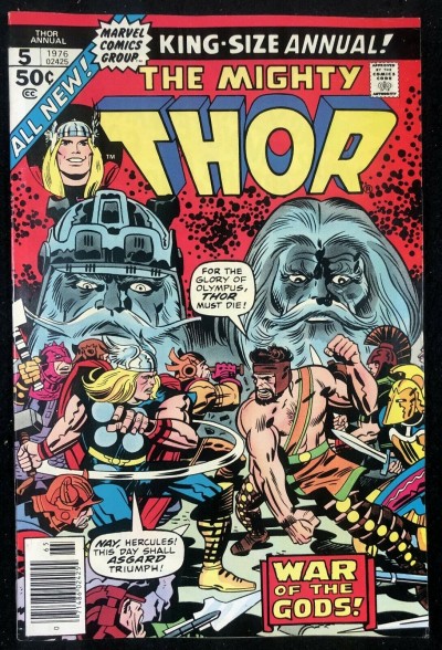 Thor (1966) Annual #5 VF+ (8.5)  Asguard Vs Olympus