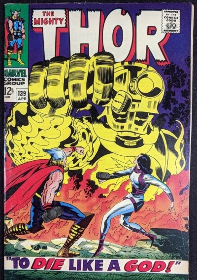 Thor (1966) #139 FN+ (6.5) vs Ulik