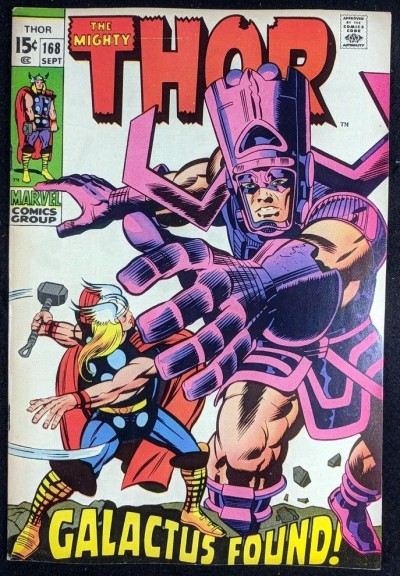 Thor (1966) #168 VF- (7.5) origin Galactus
