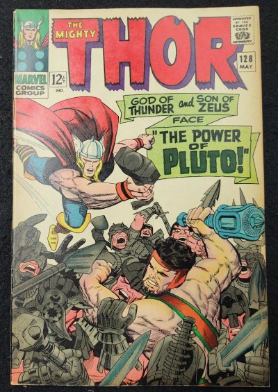 Thor (1966) #128 FN/VF (7.0) Jack Kirby Cover & Art Pluto 1st Titans/Beast-Fish