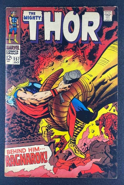 Thor (1966) #157 VF (8.0) 1st App Guntharr Mangog Jack Kirby Cover & Art