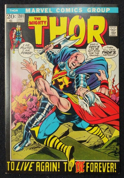 Thor (1966) #201 VF (8.0) 1st App Kamorr Loki Picture Frame Cover Gil Kane