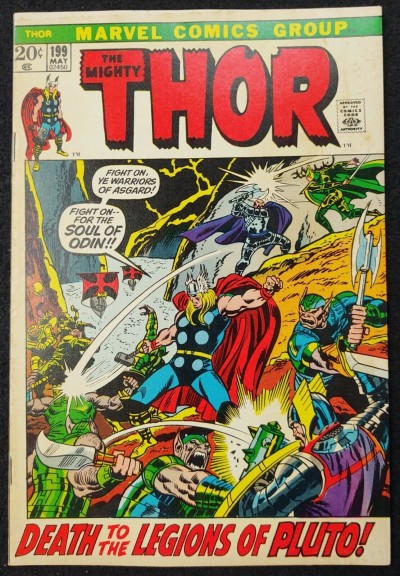 Thor (1966) #199 FN (6.0) 1st App Gygather / Ego Prime Picture Frame Cover