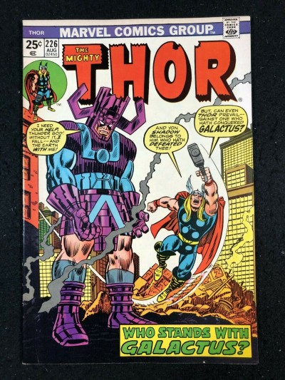 Thor (1966) # 226 VF+ (8.5) Galactus Firelord Ego