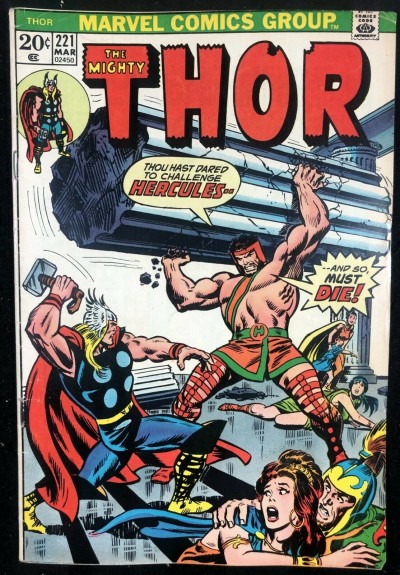 Thor (1966) #221 FN- (5.5) Vs Hercules