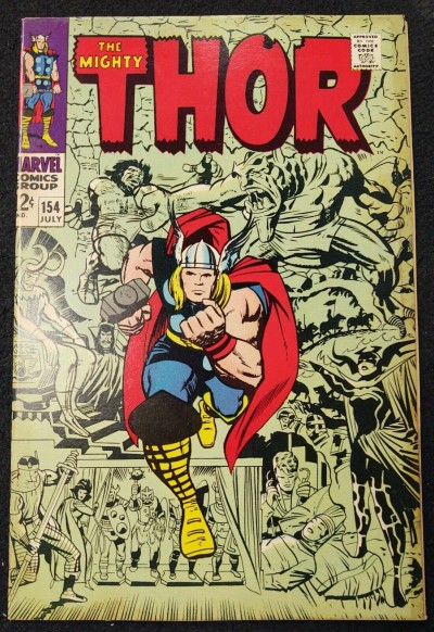 Thor (1966) #154 FN (6.0) 1st Appearance Mangog / Toag Jack Kirby Cover & Art