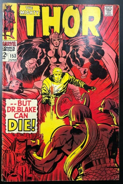 Thor (1966) #153 VG- (3.5) Loki Donald Blake Jack Kirby