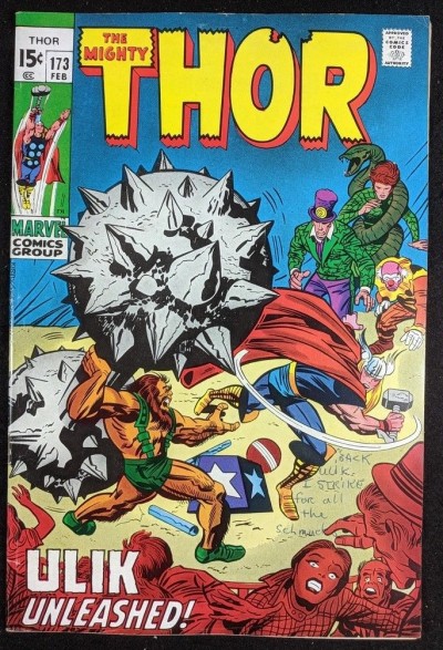 Thor (1966) #173 FN+ (6.5) vs Ulik Circus of Crime app