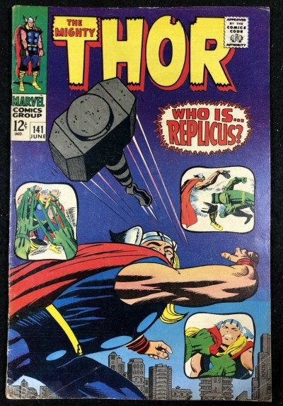 Thor (1966) #141 FN (6.0) versus Replicus