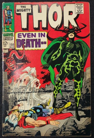 Thor (1966) #150 FN- (5.5) Hela Loki Jack Kirby Cover & Art